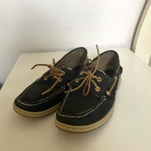 Black Cheetah Print Sperry’s Sz. 8.5